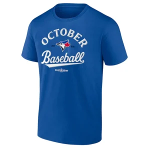 OCTOBER BASEBALL SHIRT 2025 MLB Postseason Locker Room Toronto Blue Jays Official Playoff Gear