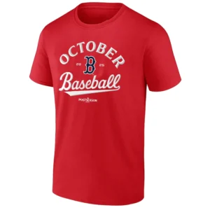 OCTOBER BASEBALL SHIRT 2025 – Boston Red Sox MLB Postseason Locker Room Tee