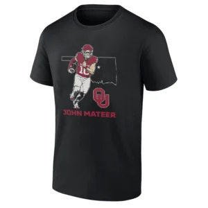 Oklahoma Football State Star Shirt John Mateer Oklahoma Sooners
