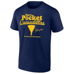 PAT’S POCKET QUESADILLAS SHIRT Pat Murphy Funny Milwaukee Brewers Tee The Man Likes His Snacks