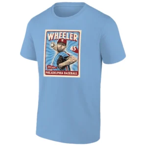 PHILADELPHIA PITCHER SHIRT Zack Wheeler Philadelphia Phillies Retro Baseball Tee
