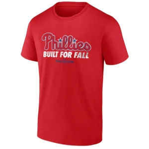 PHILLIES BUILT FOR FALL SHIRT 2025 MLB Postseason Tee Philadelphia Phillies