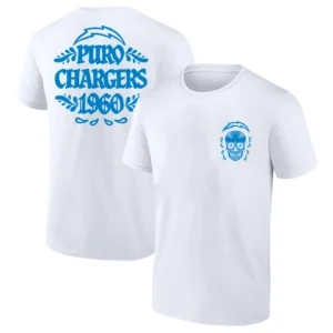 PURO CHARGERS 1960 SHIRT Latino Heritage Celebration & Los Angeles Chargers Pride