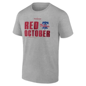 RED OCTOBER SHIRT 2025 MLB Postseason Philadelphia Phillies