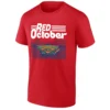 RED OCTOBER SHIRT 2025 Phillies Postseason Stadium Tee