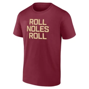ROLL NOLES ROLL SHIRT Florida State Seminoles Football Fan Tee