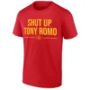 SHUT UP TONY ROMO SHIRT Funny Kansas City Chiefs Fan Tee