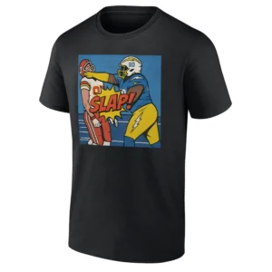 SLAP SHIRT Teair Tart Smacks Travis Kelce Meme Tee Viral NFL Chiefs vs Chargers Drama B