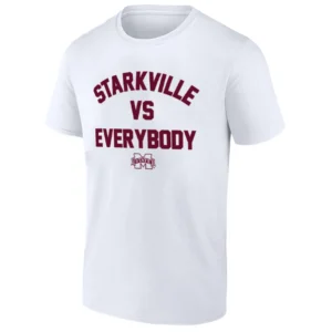 STARKVILLE VS EVERYBODY SHIRT Mississippi State Bulldogs football – Hail State fan tee W