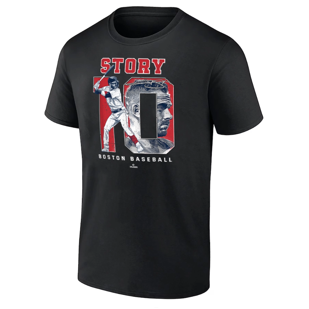 STORY #10 SHIRT Trevor Story Boston Red Sox Tee - Worn by Jarren Duran STORY #10 SHIRT Trevor Story Boston Red Sox Tee Worn by Jarren Duran