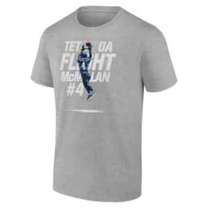 TETAIROA FLIGHT SHIRT Tetairoa McMillan #4 Carolina Panthers Rookie Sensation Tee G
