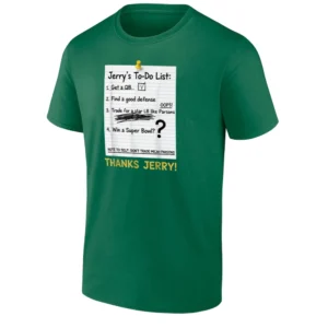 THANKS JERRY SHIRT Jerry's To Do List Micah Parsons Packers Meme Tee