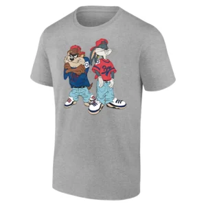 THE BUGS AND TAZ KRISS KROSS SHIRT – Looney Tunes Retro 90s Hip Hop Tee G