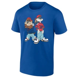 THE BUGS AND TAZ KRISS KROSS SHIRT – Looney Tunes Retro 90s Hip Hop Tee RB