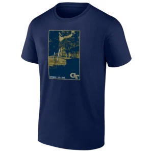 THE GOALPOSTS HAVE LEFT THE BUILDING SHIRT Georgia Tech Yellow Jackets Football Victory Tee N