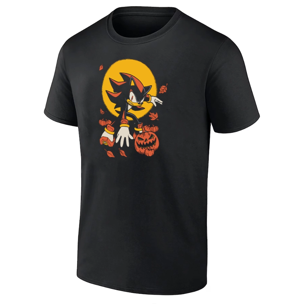 THE HEDGEHOG SHADOW PUMPKIN SHIRT Sonic Halloween Special Tee THE HEDGEHOG SHADOW PUMPKIN SHIRT Sonic Halloween Special Tee