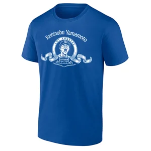 THE LA ROAR SHIRT Yoshinobu Yamamoto – Los Angeles Dodgers Lion Style Tee