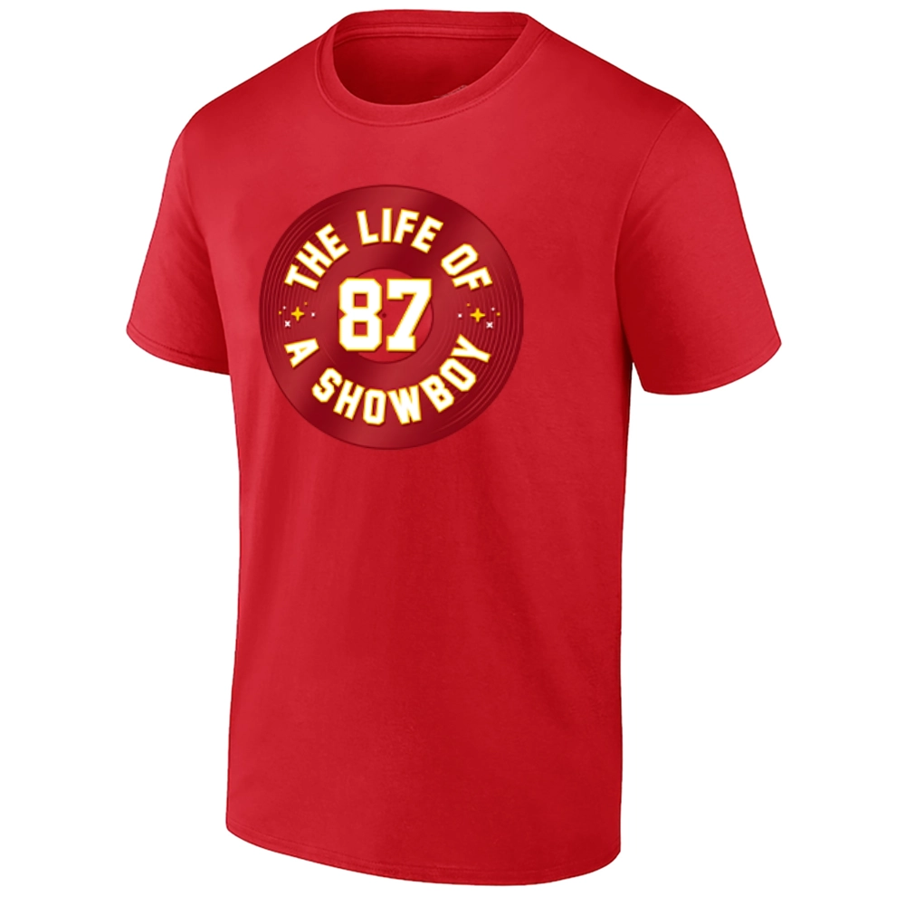 THE LIFE OF A SHOWBOY SHIRT Travis Kelce Kansas City Chiefs x Taylor Swift Album Parody Tee THE LIFE OF A SHOWBOY SHIRT Travis Kelce Kansas City Chiefs x Taylor Swift Album Parody Tee