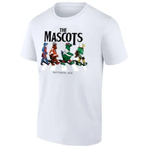 THE MASCOTS PATTISON AVE SHIRT Philadelphia Sports Abbey Road Parody Tee W