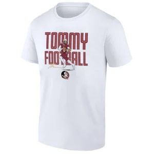 TOMMY FOOTBALL SHIRT Tommy Castellanos Florida State Seminoles Tee