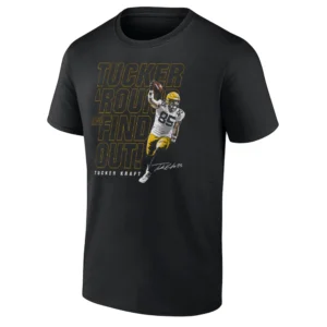 TUCKER ‘ROUND AND FIND OUT SHIRT Tucker Kraft Green Bay Packers Smash Mouth NFL Tee