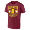 WASHINGTON COMMANDERS BART SIMPSON SHIRT Funny NFL x The Simpsons Crossover Tee