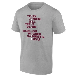 WASHINGTON RAISE HAIL SHIRT Raise Hail Names Tee Washington Commanders G