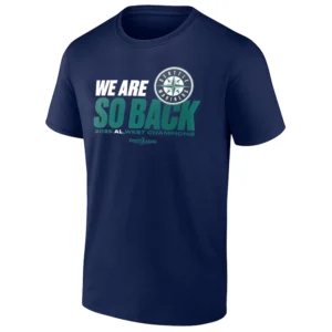 WE ARE SO BACK SHIRT 2025 2025 AL West Division Champions Seattle Mariners