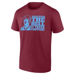 WHATEVER THE HELL IT TAKES TOPPER SHIRT J.T. Realmuto Philadelphia Phillies Rally Tee