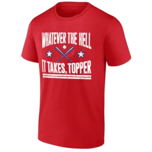 WHATEVER THE HELL IT TAKES, TOPPER SHIRT Philadelphia Phillies NL East Champions Baseball Tee