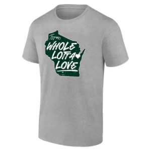 WHOLE LOTTA LOVE SHIRT Jordan Love Green Bay Packers Wisconsin Pride Tee G