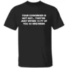 YOUR COWORKER IS NOT HOT SHIRT Funny Workplace Office Humor Tee B