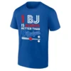 1 BJ IS ALWAYS BETTER THAN 9 DODGERS SHIRT – Toronto Blue Jays 2025 World Series Game 1 Victory Tee