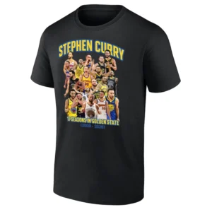 17 SEASONS IN GOLDEN STATE SHIRT – Stephen Curry Legacy Edition (2009–2026)