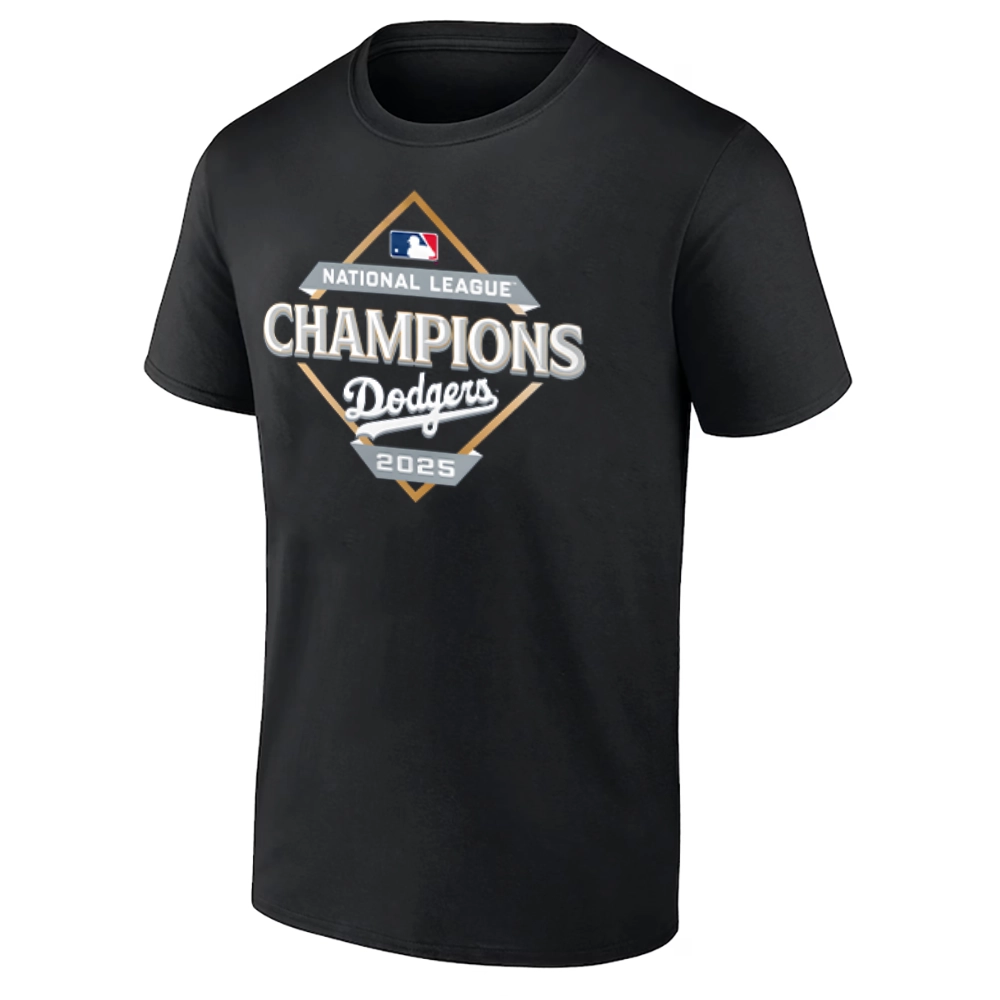 2025 NATIONAL LEAGUE CHAMPIONS LOCKER ROOM SHIRT – Los Angeles Dodgers Celebration Tee B 2025 NATIONAL LEAGUE CHAMPIONS LOCKER ROOM SHIRT – Los Angeles Dodgers Celebration Tee B