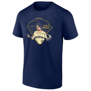8 6 2 DOUBLE PLAY SHIRT – 2025 MLB Postseason Sal Frelick Milwaukee Brewers Tee