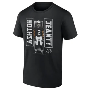 ASHTON JEANTY SIGNATURE STANCE SHIRT – Las Vegas Raiders Power Running Tee