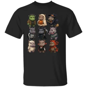 BABY HIPPO GHOST ZOMBIE WITCH HALLOWEEN COSTUME SHIRT – Cute Kids Trick or Treat Tee B