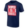BANNED IN THE BRONX SHIRT Bold Baseball Rivalry Tee