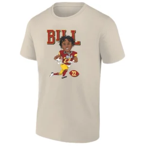 BILL CARICATURE SHIRT Jacory Croskey Merritt Washington Commanders Cartoon Tee S