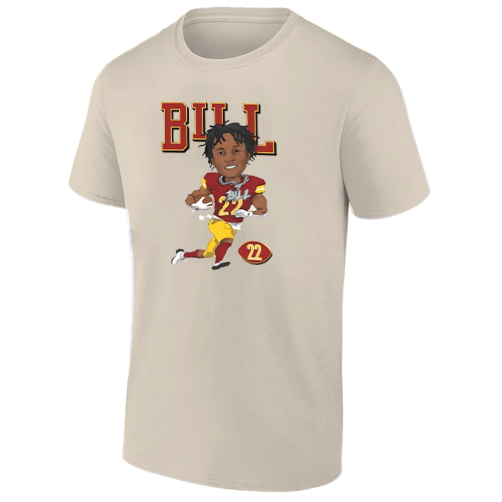 BILL CARICATURE SHIRT Jacory Croskey-Merritt Washington Commanders Cartoon Tee S BILL CARICATURE SHIRT Jacory Croskey Merritt Washington Commanders Cartoon Tee S