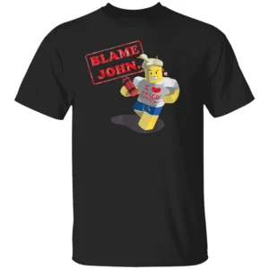 BLAME JOHN SHIRT John Shedletsky i Love Fried Chicken Meme B