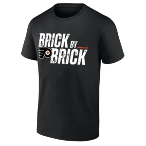 BRICK BY BRICK SHIRT – Philadelphia Flyers 2025 26 Season Hockey Tee
