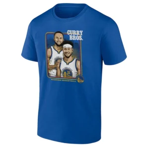 CURRY BROS. SHIRT Steph Curry & Seth Curry Golden State Warriors Step Brothers Tribute Tee RB
