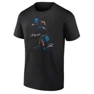 DETROIT SUPERHEROES SHIRT – Amon Ra St. Brown & Jahmyr Gibbs Detroit Lions Dynamic Duo Tee