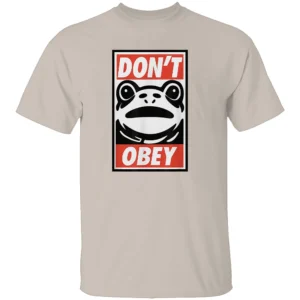 DON’T OBEY SHIRT – Frog Protest Tee for Justice, Equality & Empowerment S