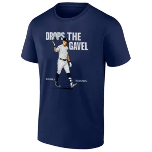 DROPS THE GAVEL SHIRT – Aaron Judge 2025 MLB Postseason – New York Yankees
