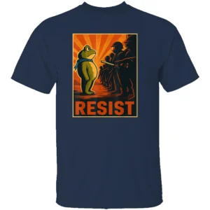 FROG RESIST SHIRT – Portland Frog Protest Activist Tee N