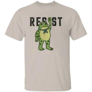 FROGS RESIST SHIRT – Portland Frog Protest White Edition T Shirt S
