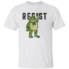 FROGS RESIST SHIRT – Portland Frog Protest White Edition T Shirt W